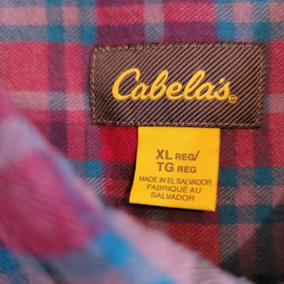 Cabela's Flannel button down- size XL - Picture 4 of 8